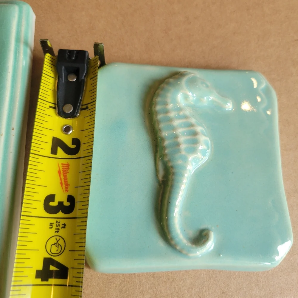 Vintage Tyge Handmade Wall Tile Set- Made In Traverse City Michigan Ceramic - Picture 10 of 16